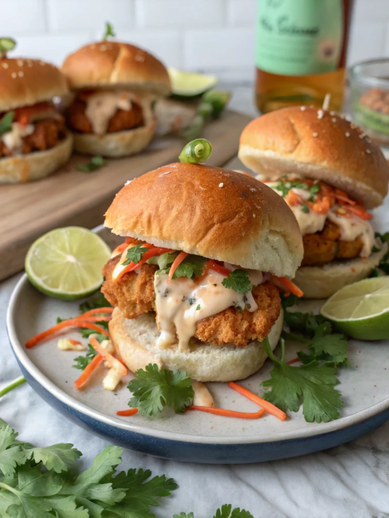 bang bang chicken sliders recipe