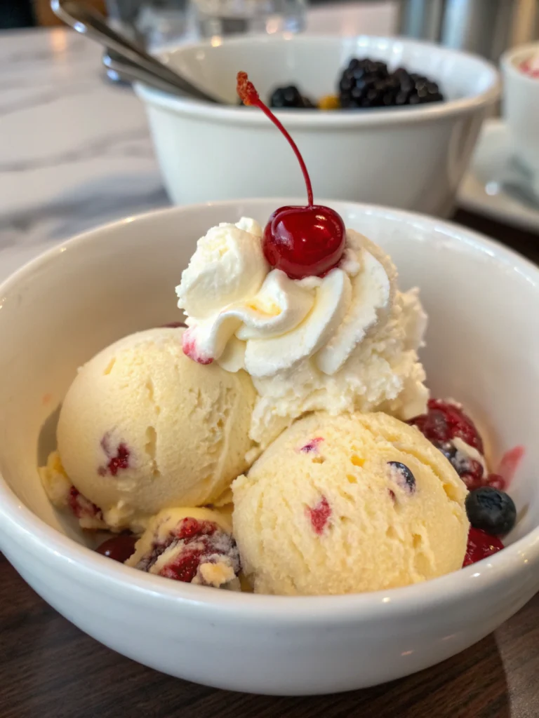 creamy cottage cheese ice cream