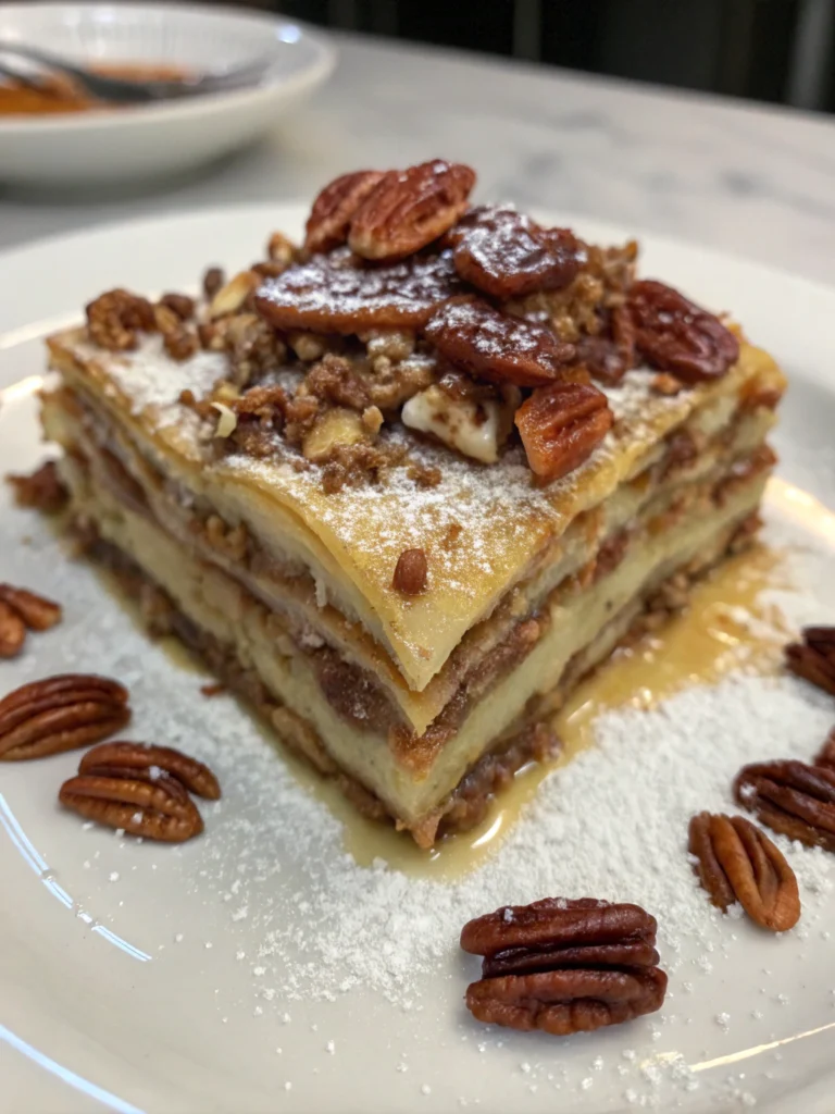 pecan pie lasagna